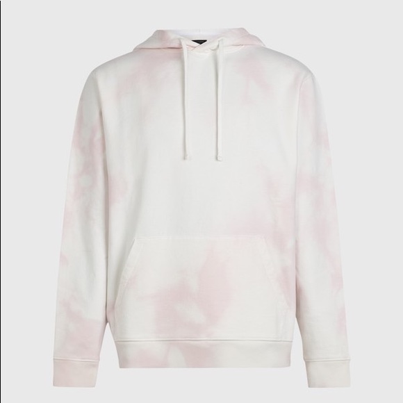 All Saints Shirts All Saints Kylie Tie Dye Hoodie Chalk White